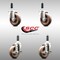 Service Caster 4 Inch 316SS High Temp Glass Filled Nylon 3/4 Inch Stem Caster Brake SCC, 2PK SCC-SS316EX20S414-GFNSHT-2-TLB-2-34 - alternate 2